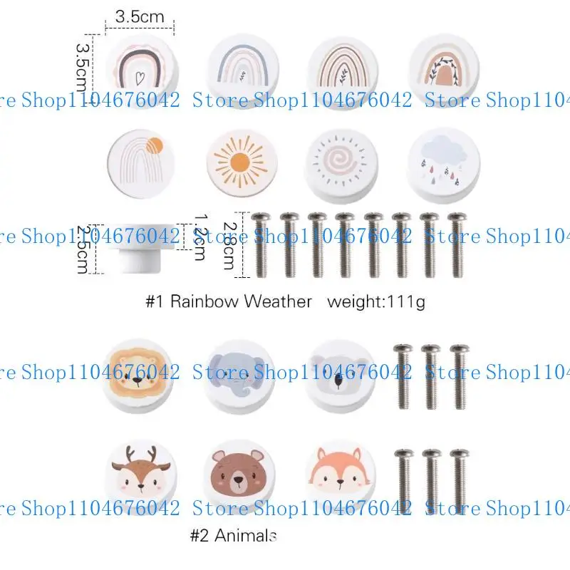 Candles ngăn kéo gỗ 5asd Know Know Mẫu động vật kéo kéo núm ngăn kéo nhiều kiểu cho đồ nội thất