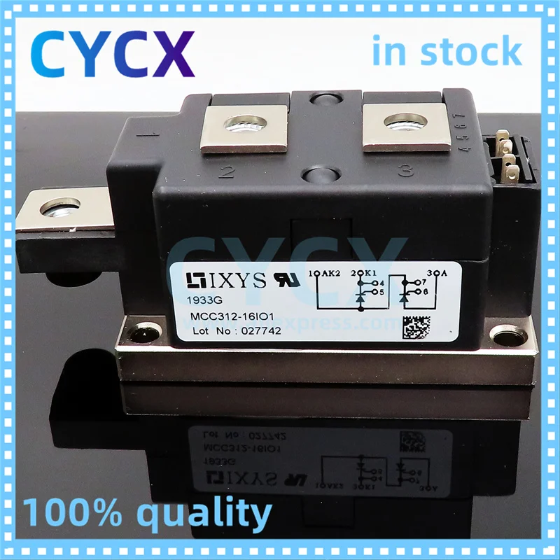 

MCC312-16IO1 MCC312-16I01 IXYS silicon-controlled module, new off-the-shelf supply, quality assurance, negotiable