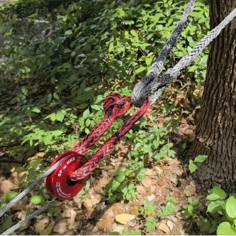 

NEW Style Aluminum Alloy Recovery Ring with Bearing Inside with Soft Shackle and Synthetic Winch Towing Rope for Off-Road