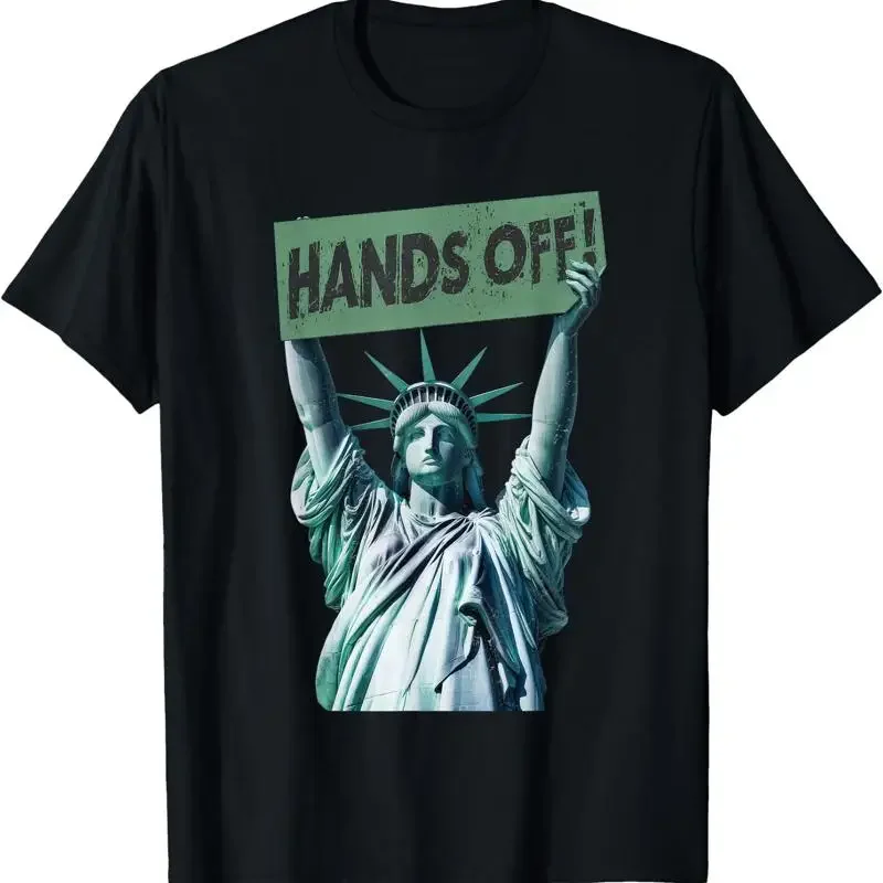 Resist And ProtesT T Shirt Hands Off Statue of Liberty All Size S 4XL
