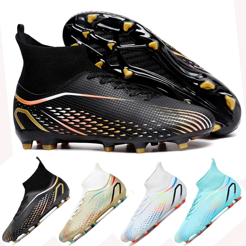 

2024 The latest soccer shoes Outdoor men's 35-46 AG/TF sports shoes Wear resistant non-slip Futsal football