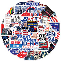 50PCS JOE BIDEN 2024 Stickers, Trump Decal for Laptop, Phone, Car, Water Bottle
