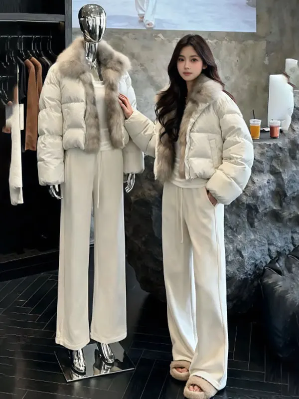 

Корейская короткая хлопковая куртка-жакет, стильная, повседневная, для женщин, весенняя модная верхняя одежда для города