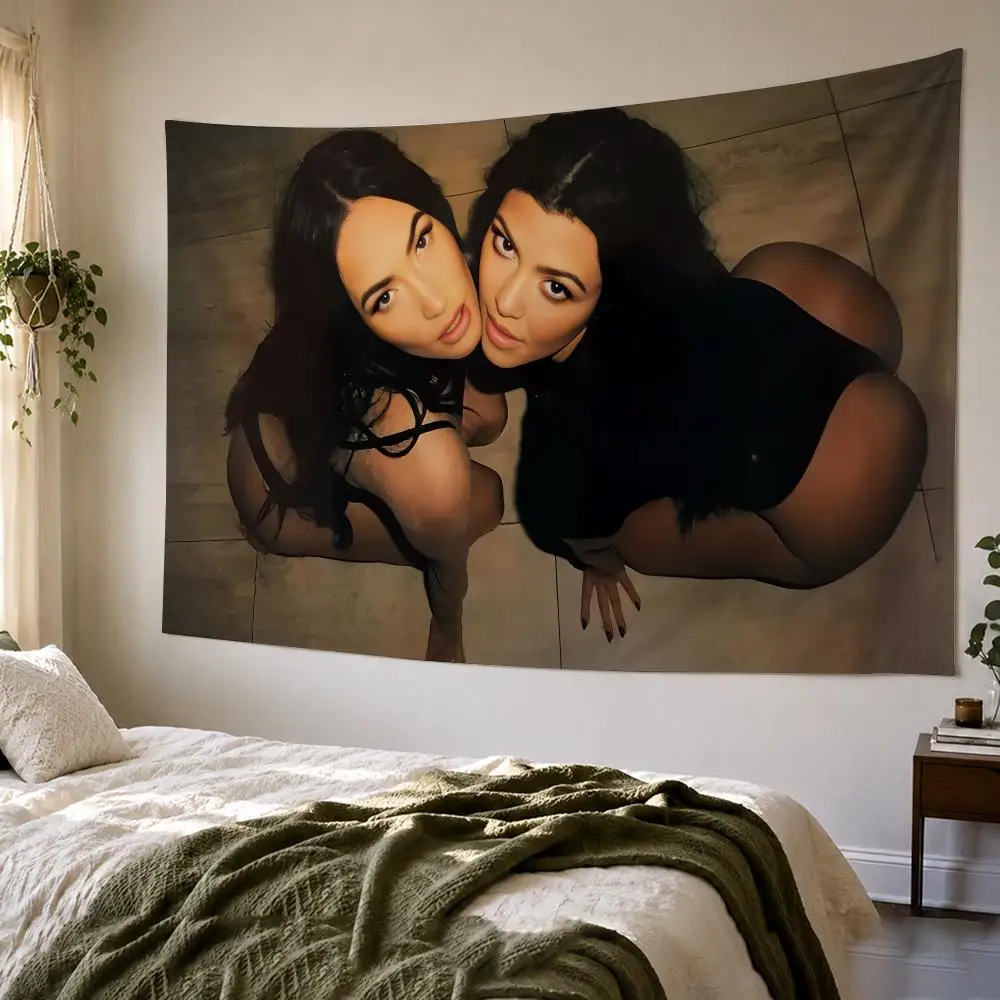 M-Megan Fox Singer Cool Tapestry Bedroom Living Room Bar Party House Home Dorm Interior Wall Decor Background Banner