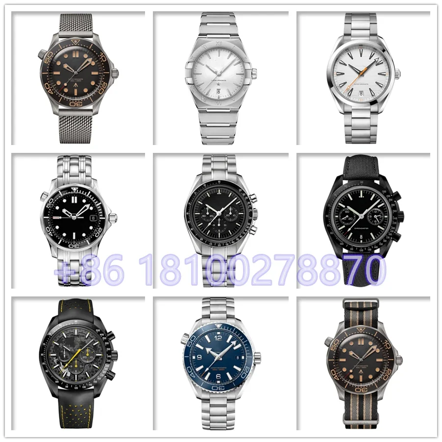 Orologio automatico al quarzo per uomo e donna in acciaio inossidabile 904L ispirato a Omegaes Heritage of Precision 2025