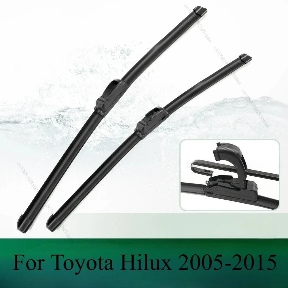 

Wiper LHD&RHD Front Wiper Blades Set Windshield Window High-definition Silent Windscreen Wipers For Toyota Hilux 2005-2015