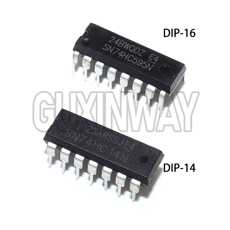 10 قطعة SN74HC595N DIP16 DIP 74HC595N 74HC595 DIP-16 SN74HC257N 74HC257 SN74HC393N 74HC393 SN74HC590AN 74HC590 SN74HC590N 74HC590N 74HC590N