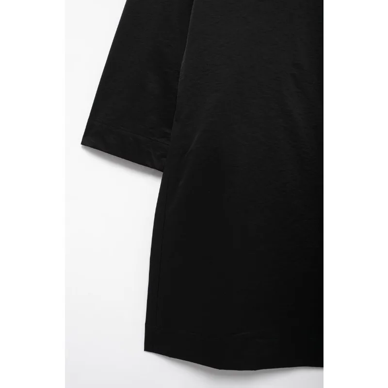 HXAO Damen Trenchcoat Schwarz Lange Jacke Frauen Windschutz Herbst Outdoor Demi-saison Windjacke Koreanische Pendeln Oversize Mäntel