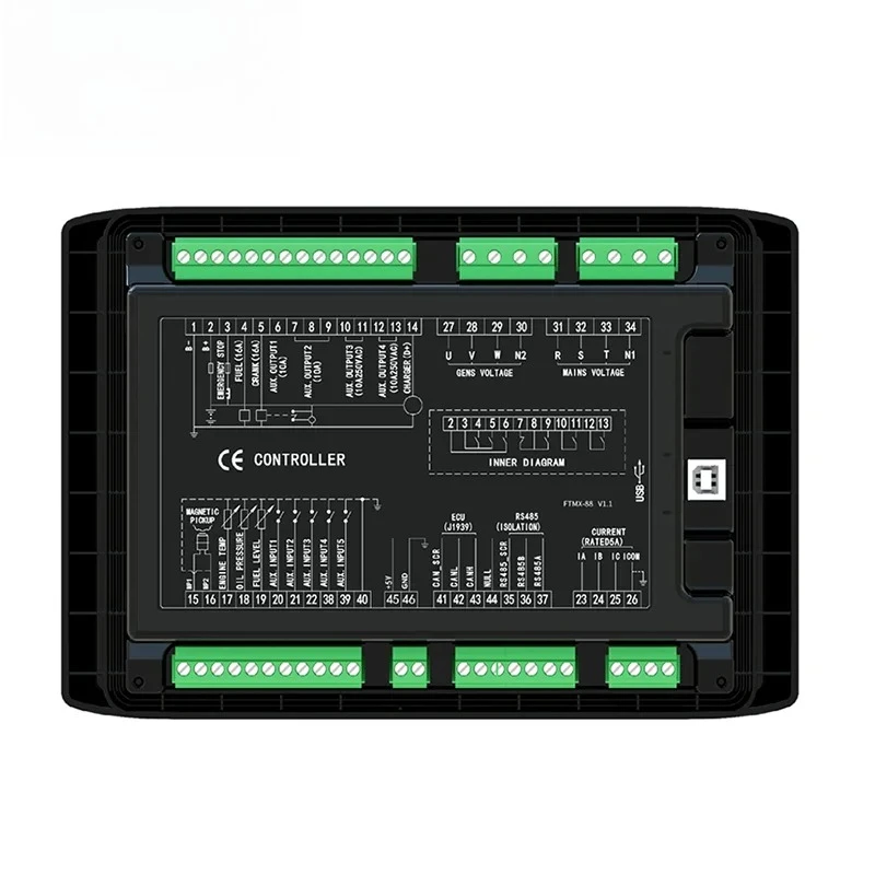Generator Controller GEC6510-458-CAN-4G Original Genuine RS485 Remote Control  4G CAN Interface for Generator