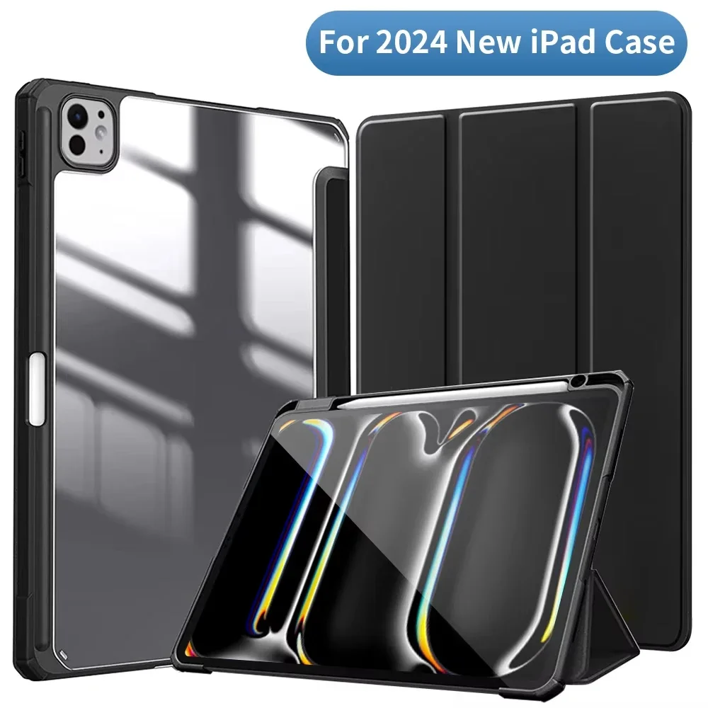

For iPad Pro 11 12.9 Case 2022 2021 2020 Tabet Cover for iPad Pro 11 Air 3 4 5 10.9 10 10th Generatuon Pencil Holder Cases Funda