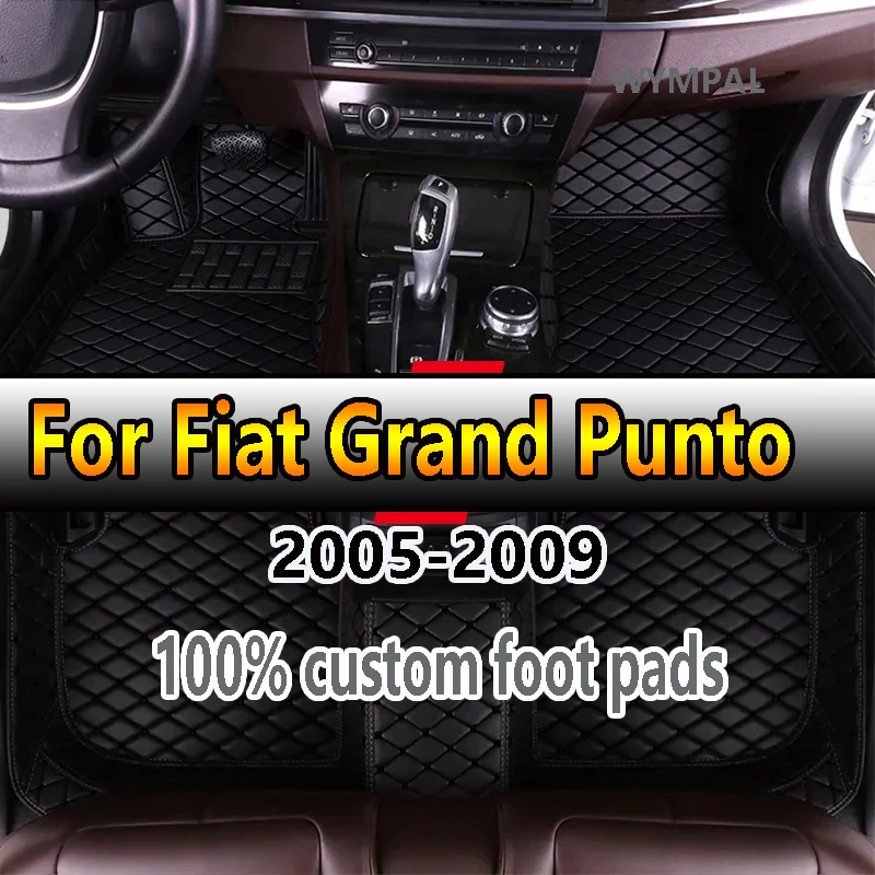 

Car Floor Mats For Fiat Grand Punto Project 199 2005~2009 3door Tapetes Para Carro Alfombrillas Coche Car Mats Car Accessories