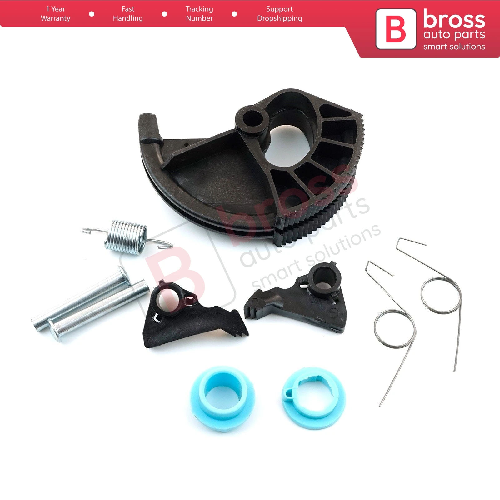 Bross Auto Parts BSP598 Clutch Controls Adjuster Quadrant Pawl Kit for Renault Clio 1998-2006; Renault Clio Symbol 1999-2008