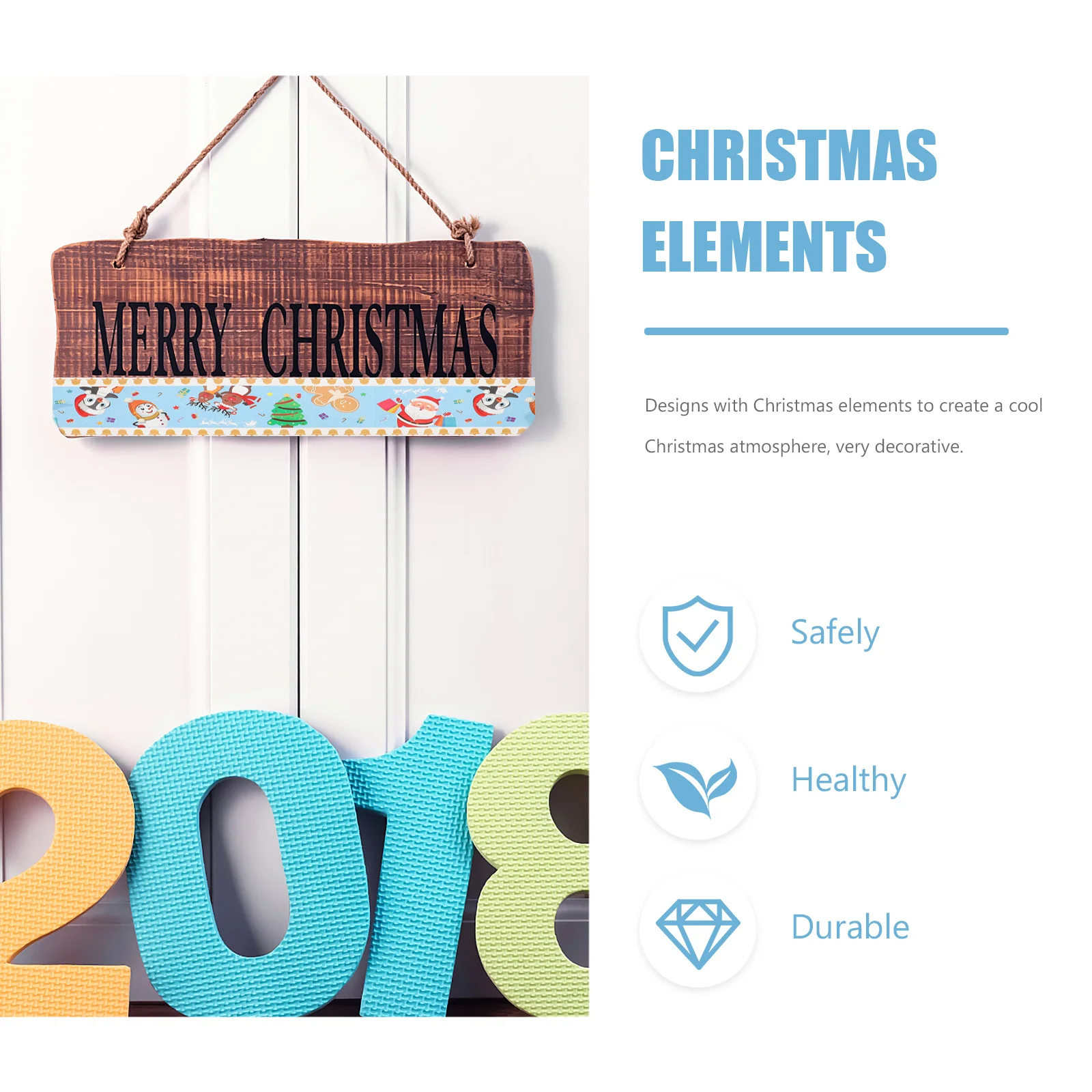 1 rouleau d'autocollants muraux pour salle de classe, papier de bordure décoratif résistant à l'usure, garniture de bordure de dessin animé de noël, tableau d'affichage résistant à l'usure