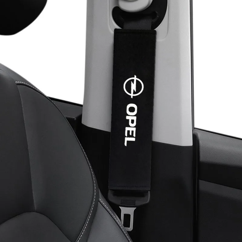 Car Headrest Neck Pillow Seat Belt Shoulder Pad Fit For Opel OPC LINE Astra J H G K Insignia Corsa D B E Mokka Vectra Zafira