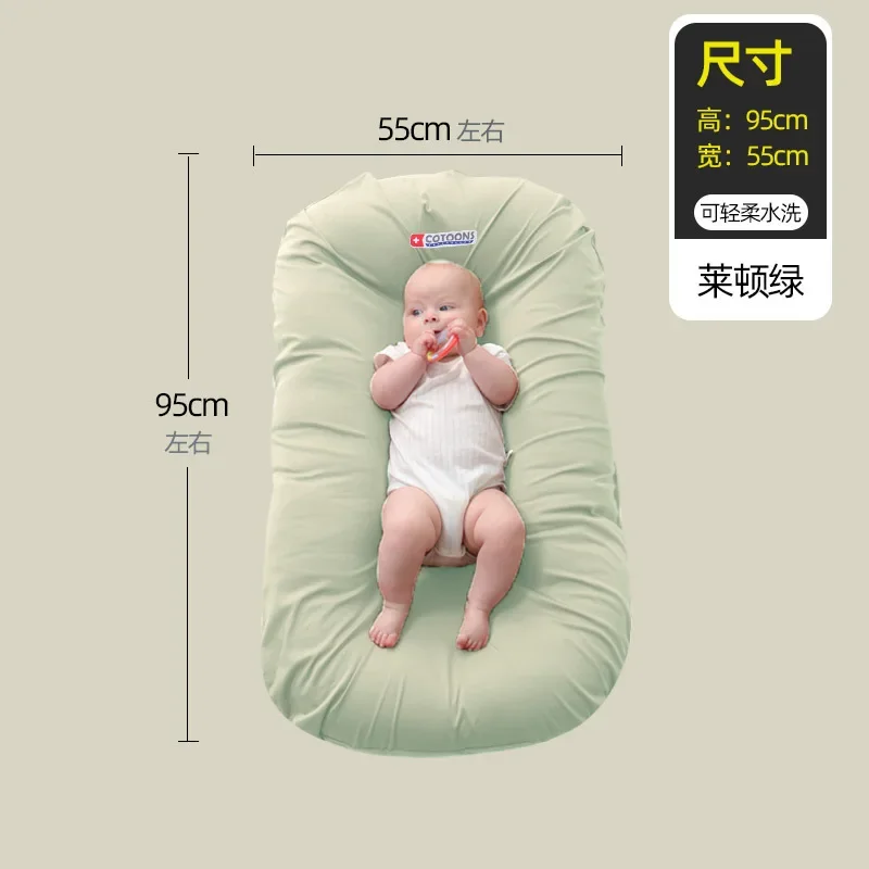 Infant Newborn Portable Baby Nest Bed Cotton Crib Toddler Brepho-bionics Nursling Carry-over Foldable Baby Bed Bedding Sets