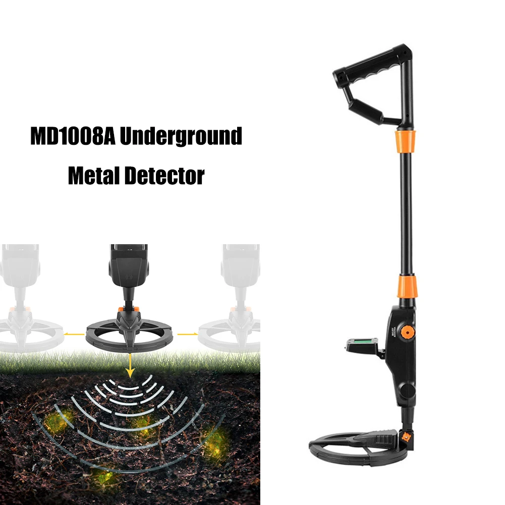 MD1008A Handheld Metal Detector High Sensitivity Scanner Security Checker Gold Silver Jewelry Digger Treasure Search Finders