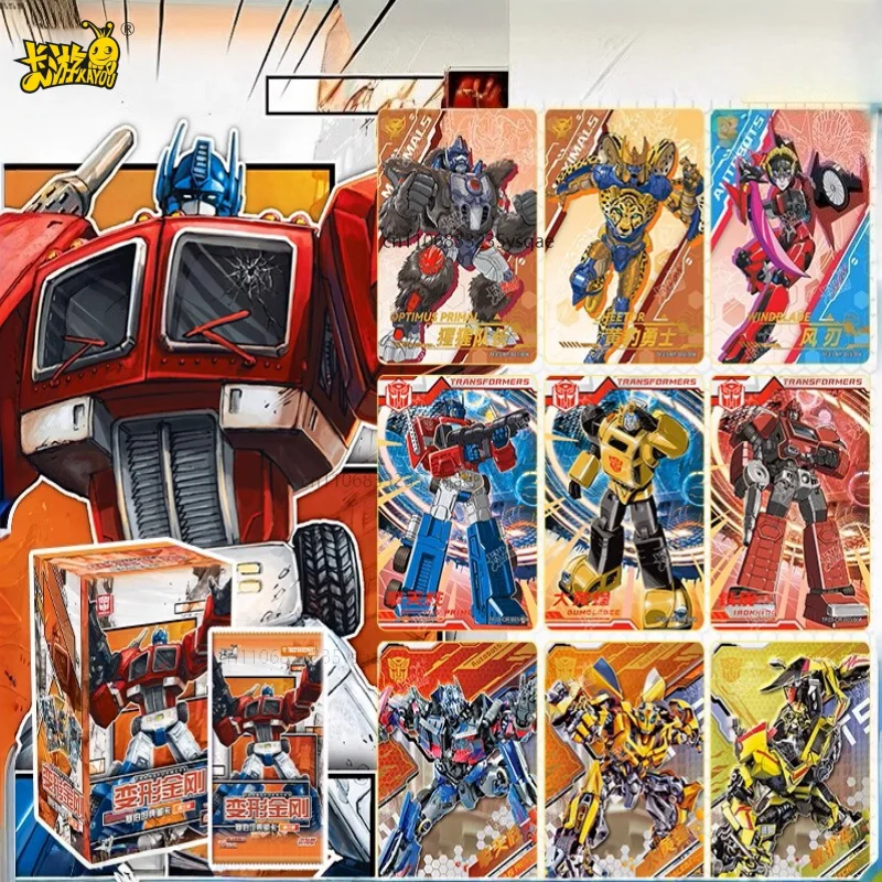 

KAYOU Genuine Transformers Card Horizon 40th Anniversary Energy Gift Box Movie and Game Collection Card Peripheral Toy Gift