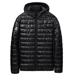 Veste matelassurera à capuche pour homme, vêtements d'extérieur, manteau de sport, chaud, optique, hiver