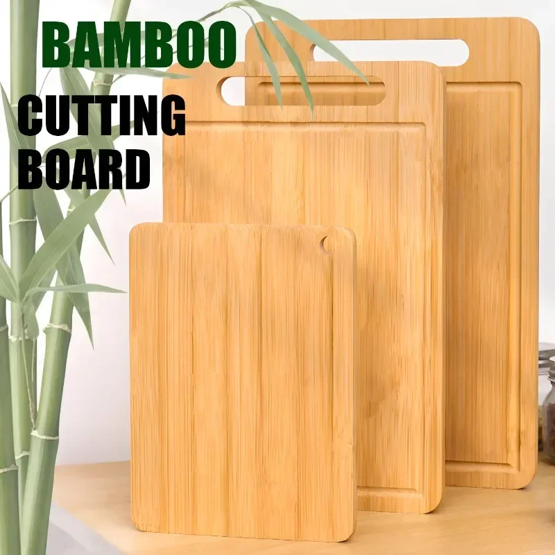 Wooden Cutting Board Kitchen Cutting Board for Meat Totally Bamboo Food Cutting Table Thickened Fruit Vegetable Chopping Panel Y