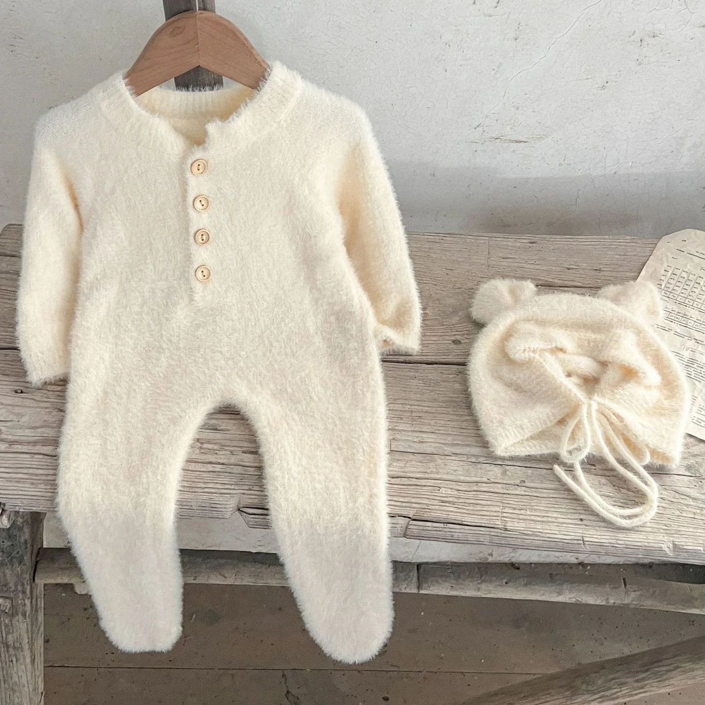 Onesie 2026 Autumn And Winter New Childrens Clothing Korean Style Boys And Girls Fashion Mink Velvet Lovely Soft Waxy Onesie