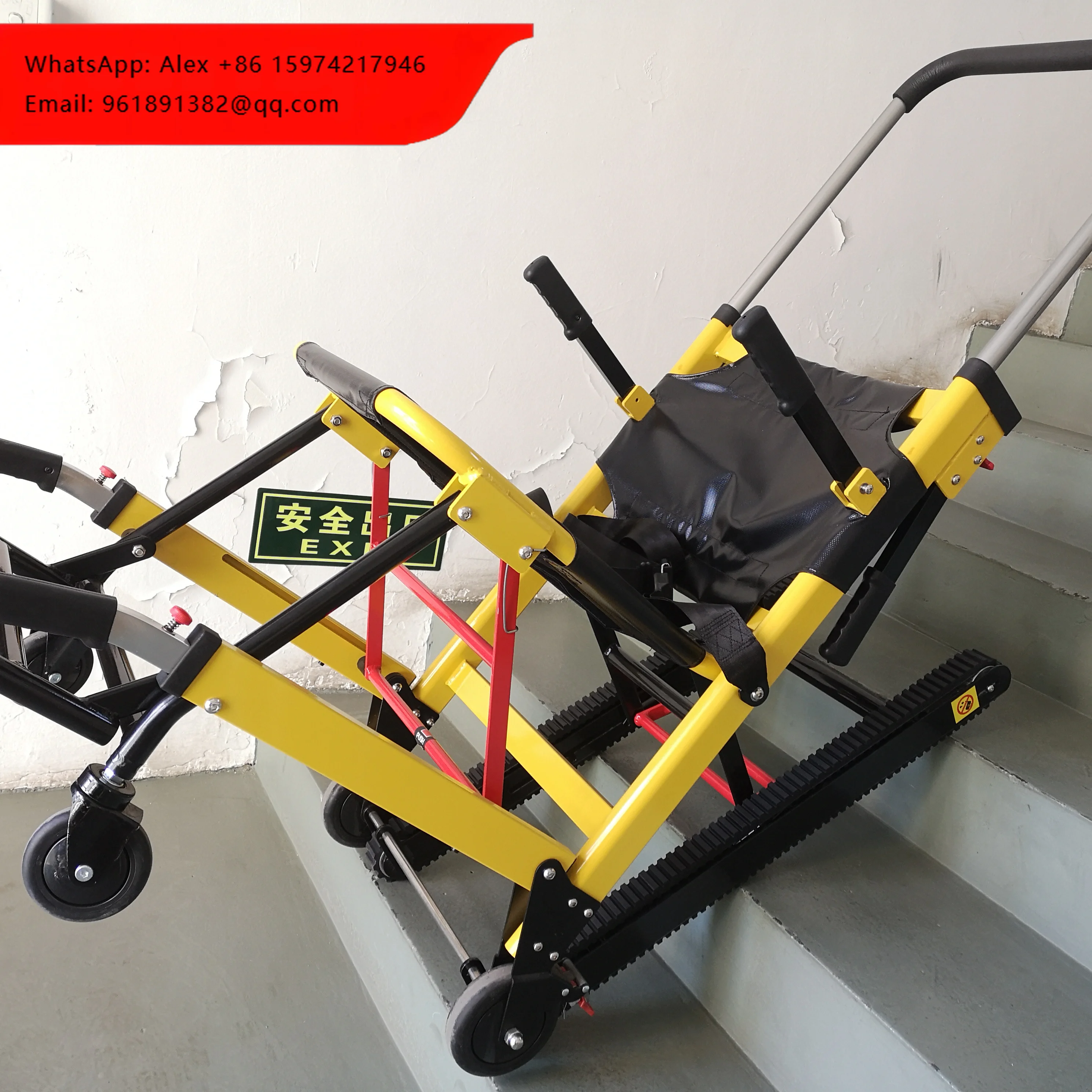 

Evacuation Climbing Emergency Medical Stair Chair Stretchers Evacuation Stair Chair Stretcher For Patient Transfer