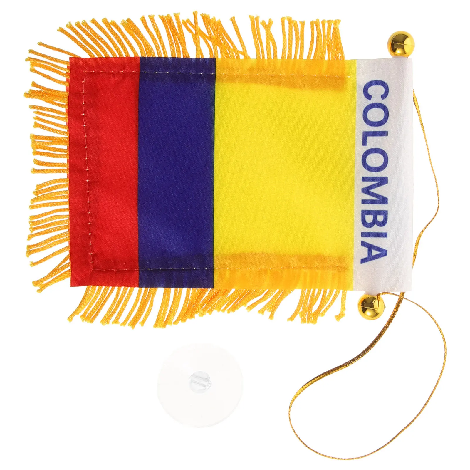 旗吊り飾り 車のミラーチャーム エレガントで耐久性があり、色あせしにくい、簡単な取り付け、バックミラーの装飾