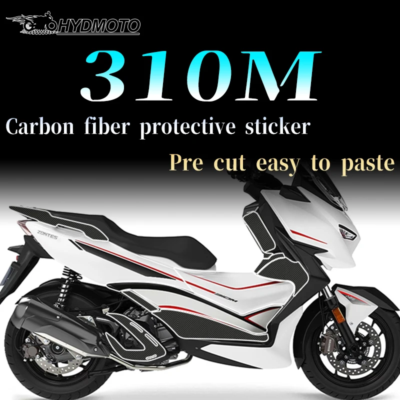 For ZONTES 310M Stickers Carbon Fiber Protection  Paint Surface Transparent Film Anti Scratch And Waterproof Modification