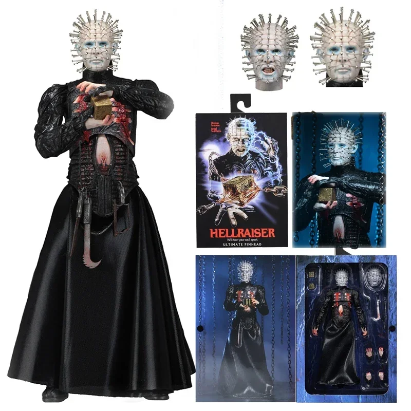 

Фигурка Hellraiser Pinhead NECA "Он разорвет вашу душу на части" — коллекционная подвижная ПВХ-игрушка, подарок на день рождения