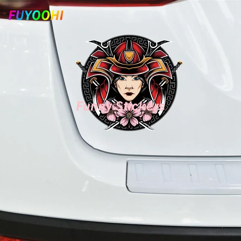 FUYOOHI Play Stickers  Cool Woman Warrior Size Can Be Customized Gabinete Gamer Wall Stickers for Boys Car Sticker Sunscreen PVC