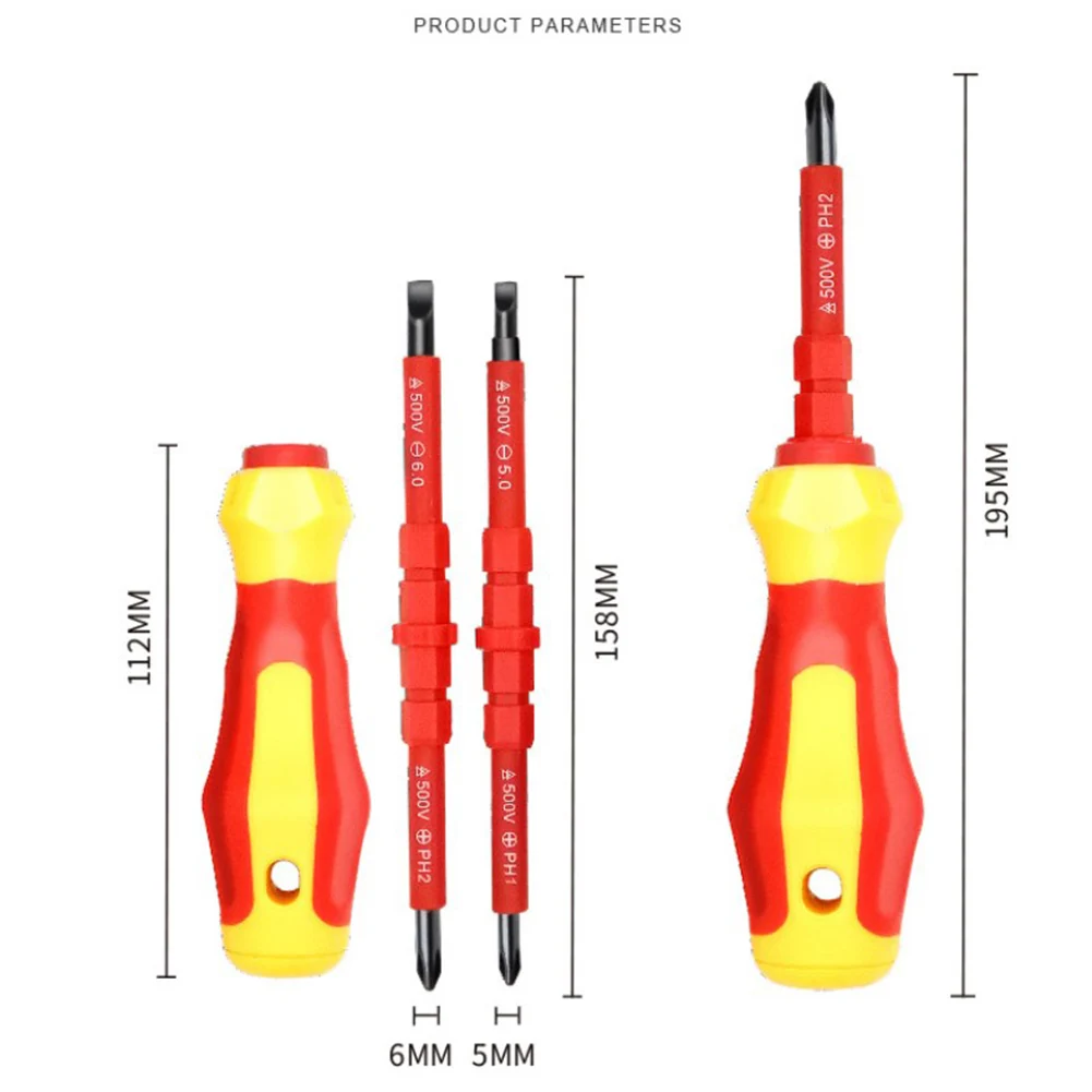 3PCS/set Repair Tool Slotted Cross Screwdriver Set Precision Mini Magnetic Screwdriver Bits Kit Hand Tools Steel Precision Bit