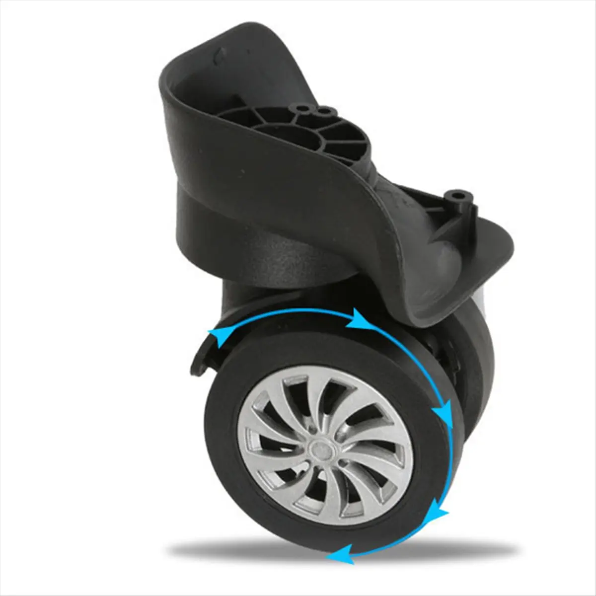 ABQR 4 rodas de substituição de bagagem, rodas giratórias de mala de bagagem de substituição, roda giratória universal para bagagem