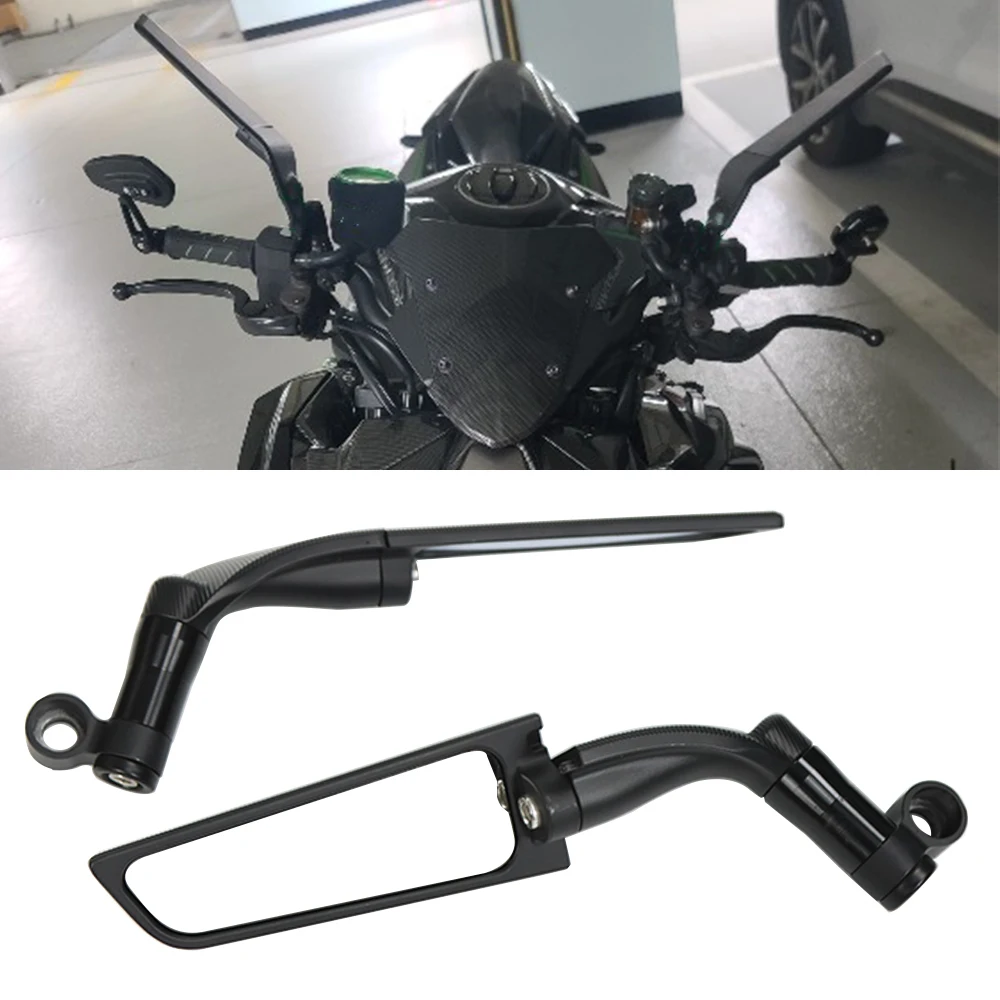 

For DUCATI MONSTER 696 796 821 1100 EVO SCRAMBLER 1100 Motorcycle Rotating Folding Fixed Wind Wing Universal Rearview Mirror