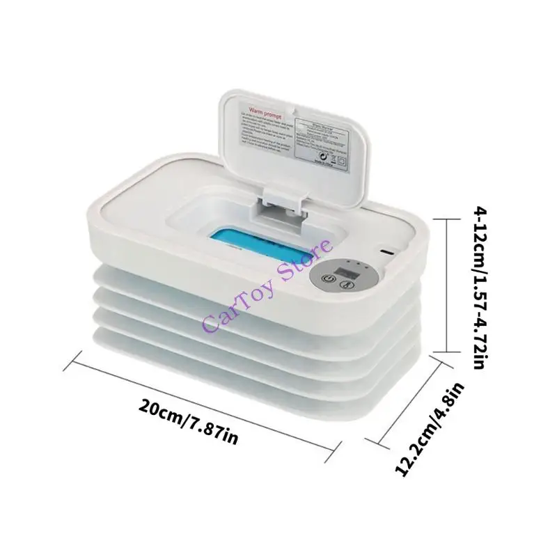 Scaldasalviette pieghevoli per neonati con controllo della temperatura regolabile portatile