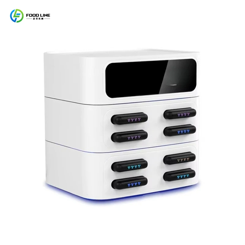 Stackable 8-Slot QR Code Power Bank Rental Station 60W Fast Charge 5000mAh Li-Polymer Ultra Slim Portable Chargers Type-C Output