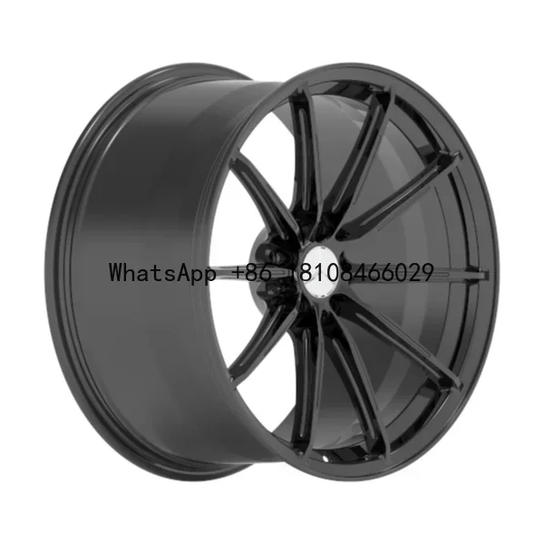 

Custom 20 21 22 23 inch modified alloy wheels black passenger rims forged wheels for Any Car