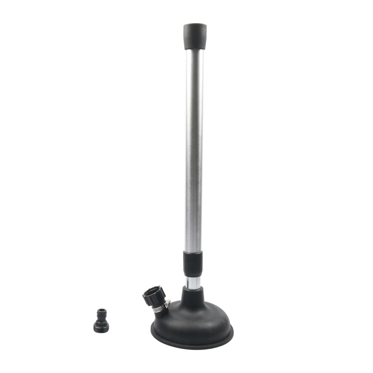 Water Flusher for Inboard Boat Engines Featuring 5.5 Inch Suction Cup and 460mm to 810mm Telescoping Shaft for Optimal Coverage