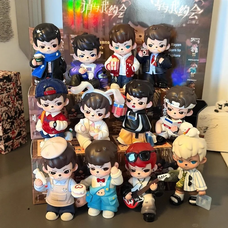 

Подлинная серия Tnt Rayan V5, пожалуйста, дата со мной, слепая коробка, игровые украшения, игрушки, ПВХ, милая экшн-фигурка аниме, кавайная модель, подарки