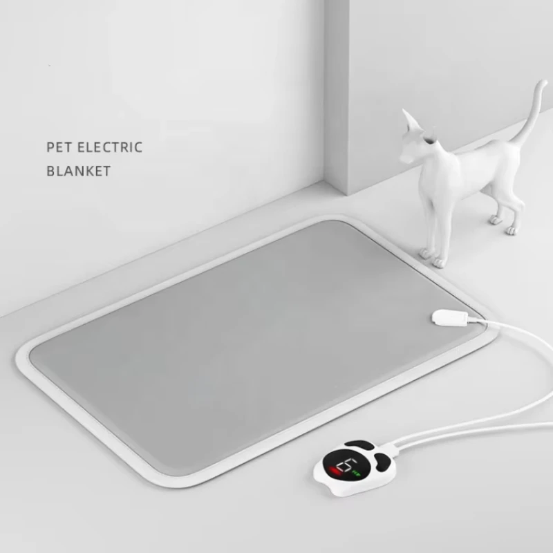 

New product launch pet electric heating mat with anti-bite steel rope waterproof adjustable dog heating mattress pet heating mat