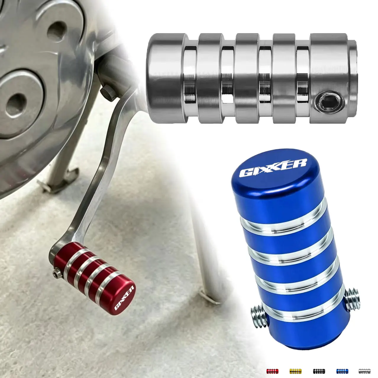 Motorcycle for Suzuki Gixxer 150 250 Sf Gixxer 155 Gear Shift Lever Cover Aluminum Gear Protective Kick Start Foot Pad