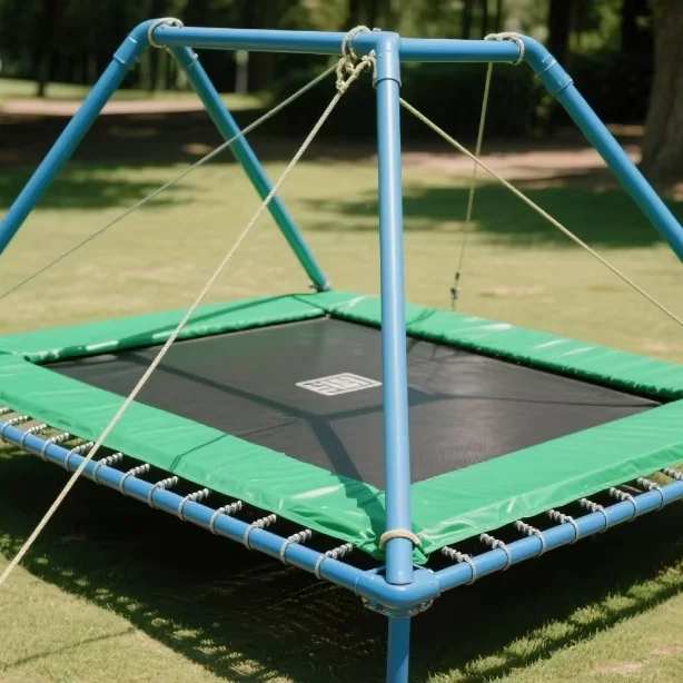 Factory Price: Children's Bungee Jumping Trampoline, Children's Jumping Bed, Outdoor/Indoor Play and Game Bed