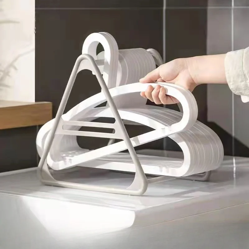 1 Stück multifunktionaler Organizer für Kleiderbügel zu Hause, Aufbewahrungsregale für Kleiderbügel, Kleiderklammernregal, Kleiderbügel-Stapler-Organizer-Ständer