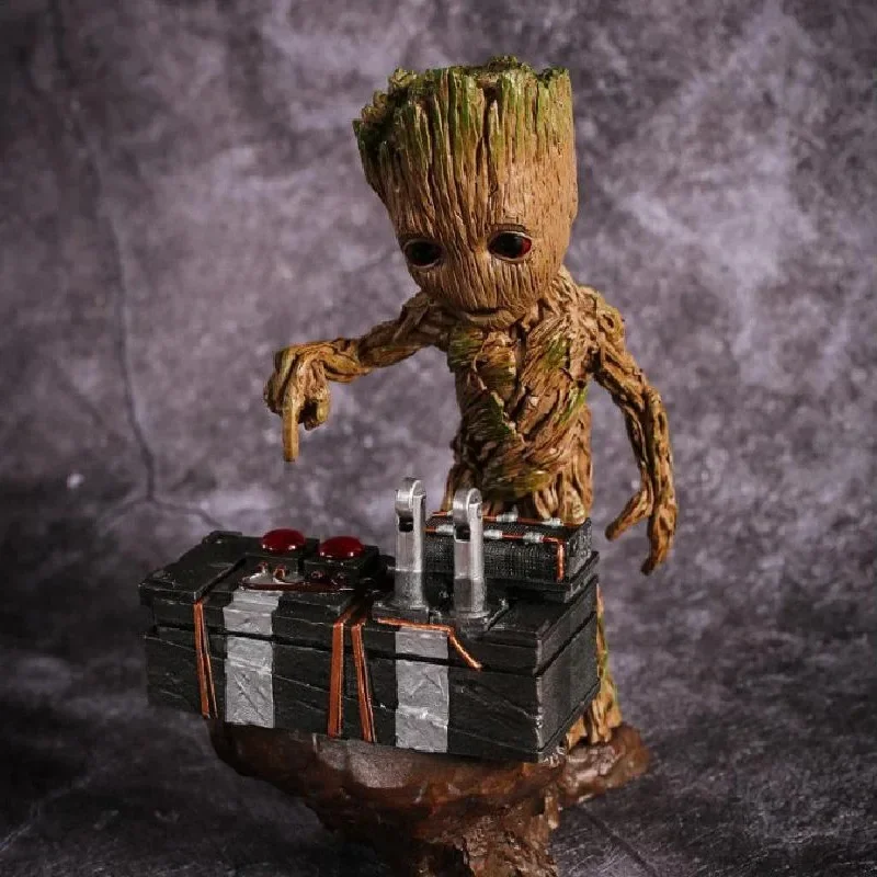 Marvel Guardians of The Galaxy Groot Action Figures Avengers Cute Tree People Baby Model Collection Series Toys Children's Gifts