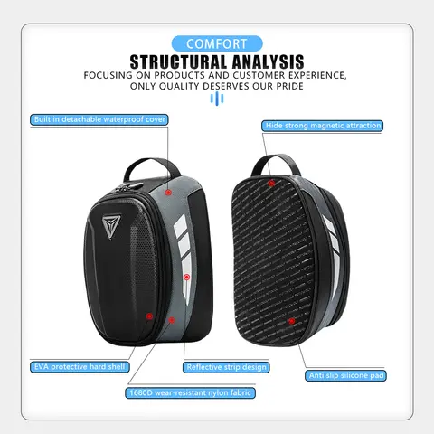 10 best sales motorcykelväskor - №6