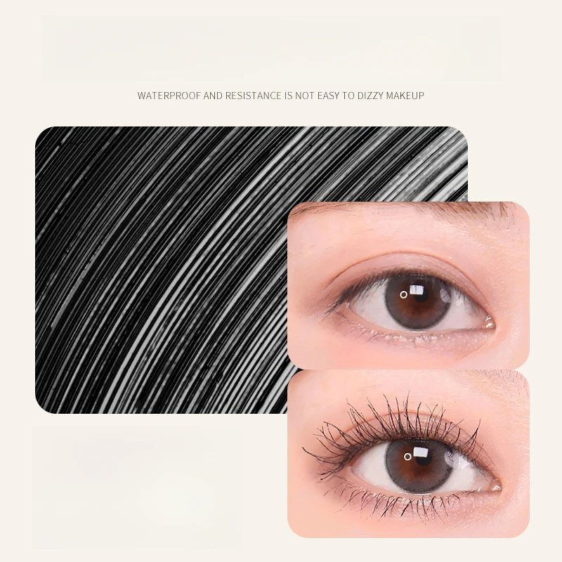 มาสคาร่ากันน้ํายาวสีน้ําตาล Lash Eyelash Extension Eye Lashes แปรงแต่งหน้าความงาม Lashes มาสคาร่าแต่งหน้าเครื่องสําอาง