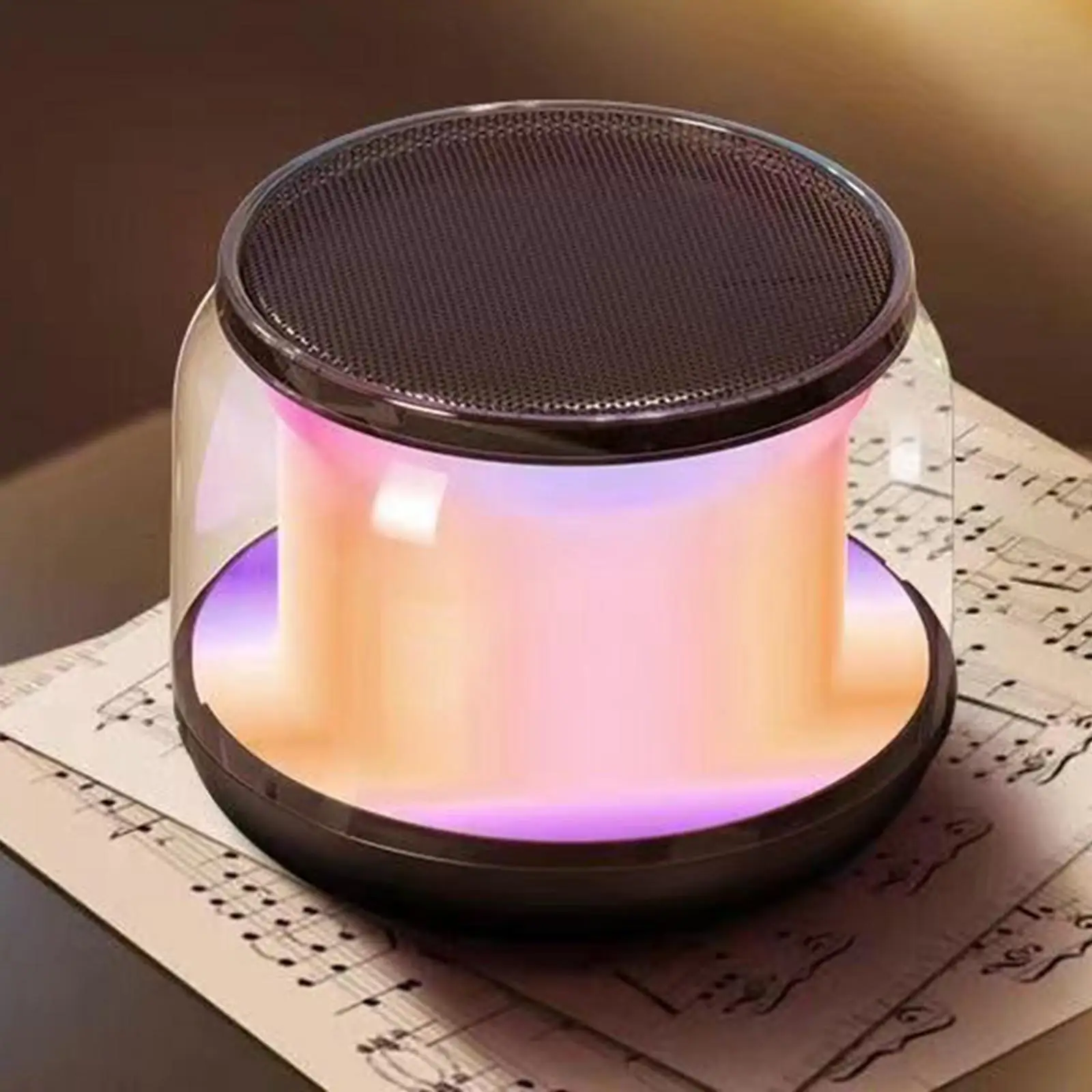 

Bluetooth Speaker V5.0 Compact Bass Stereo Outdoor Small Audio Speaker Desktop Speaker for Hiking Camping Bedroom Party Outdoors