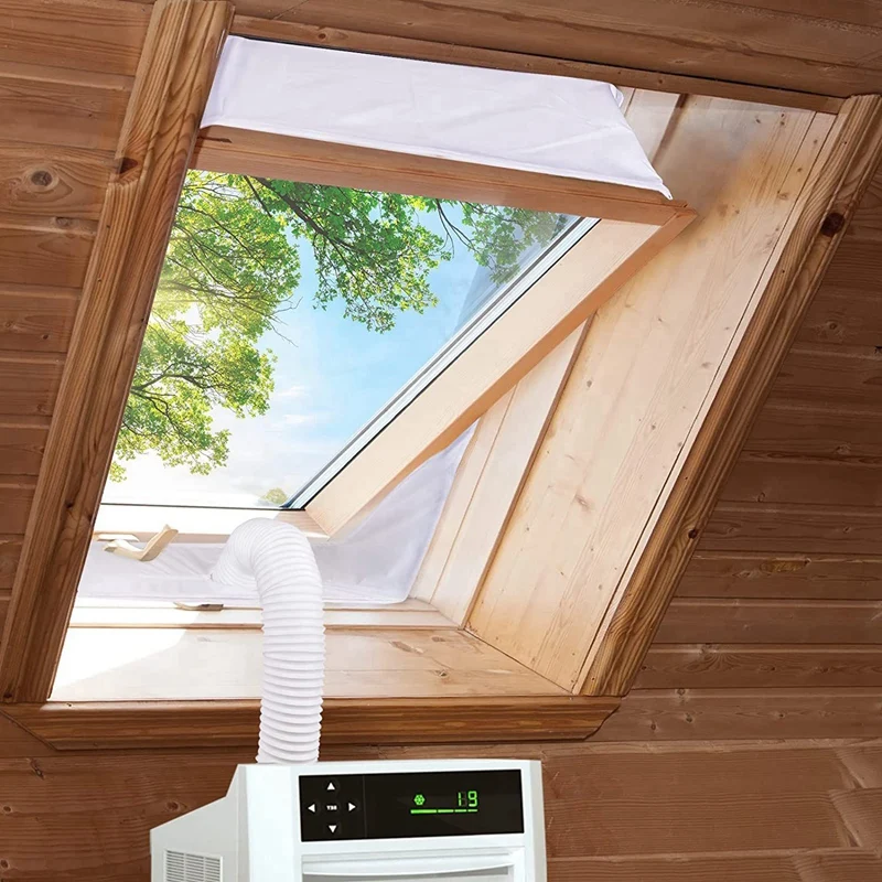 Roof Window Air Conditioning , White And Waterproof Window For Mobile Air Conditioners