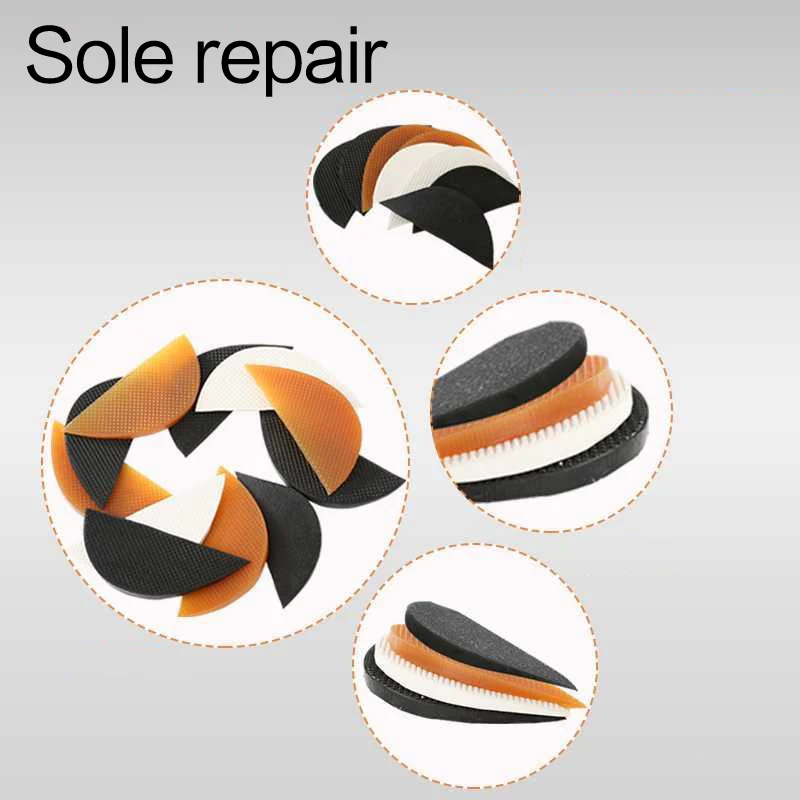 1 زوج DIY استبدال نعال الحذاء المطاط كعب مكافحة زلة إصلاح تسولي لينة شقة رشاقته مطاطا المطاط حامي للرجال النساء