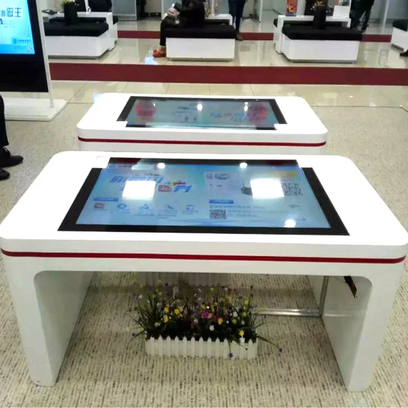 Smart touch screen coffee table multi-function entertainment touch desktop capacitive screen