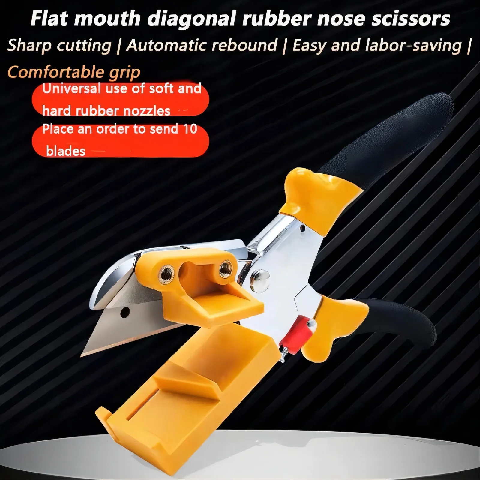 Universal Gun Nozzle Rubber Nozzle Scissors Special Pliers Making Tool for Gluing, Glass Glue Structural Glue