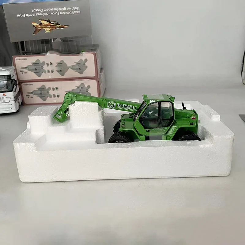 1/32 Scale Alloy ROS MERLO MULTIFARMER High-altitude Telescopic Boom Loader Forklift Model Engineering Toy Gift Static Display